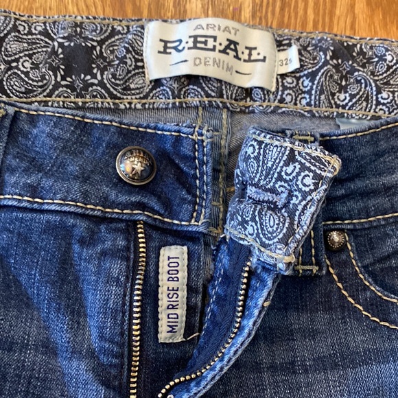 Ariat REAL denim 32 S - Picture 6 of 15